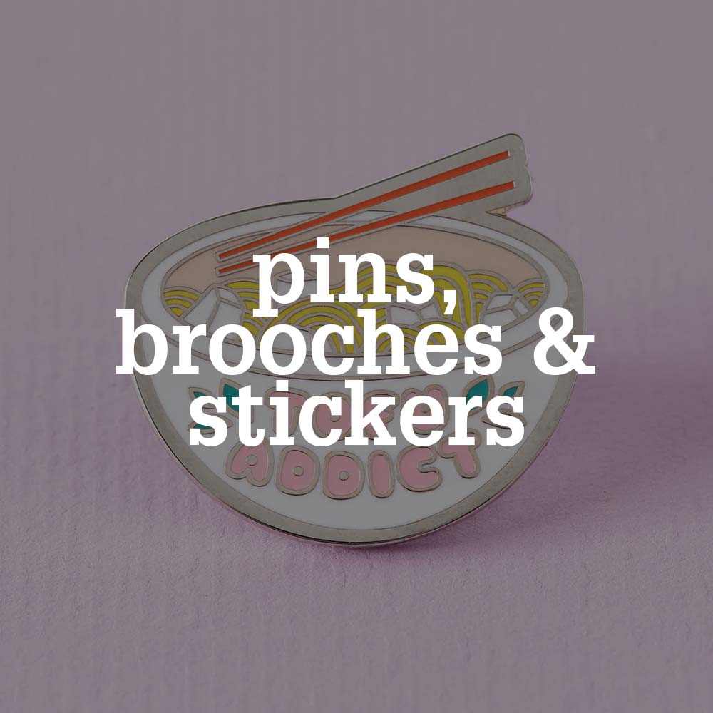 Pins, Brooches & Stickers - Uneeka