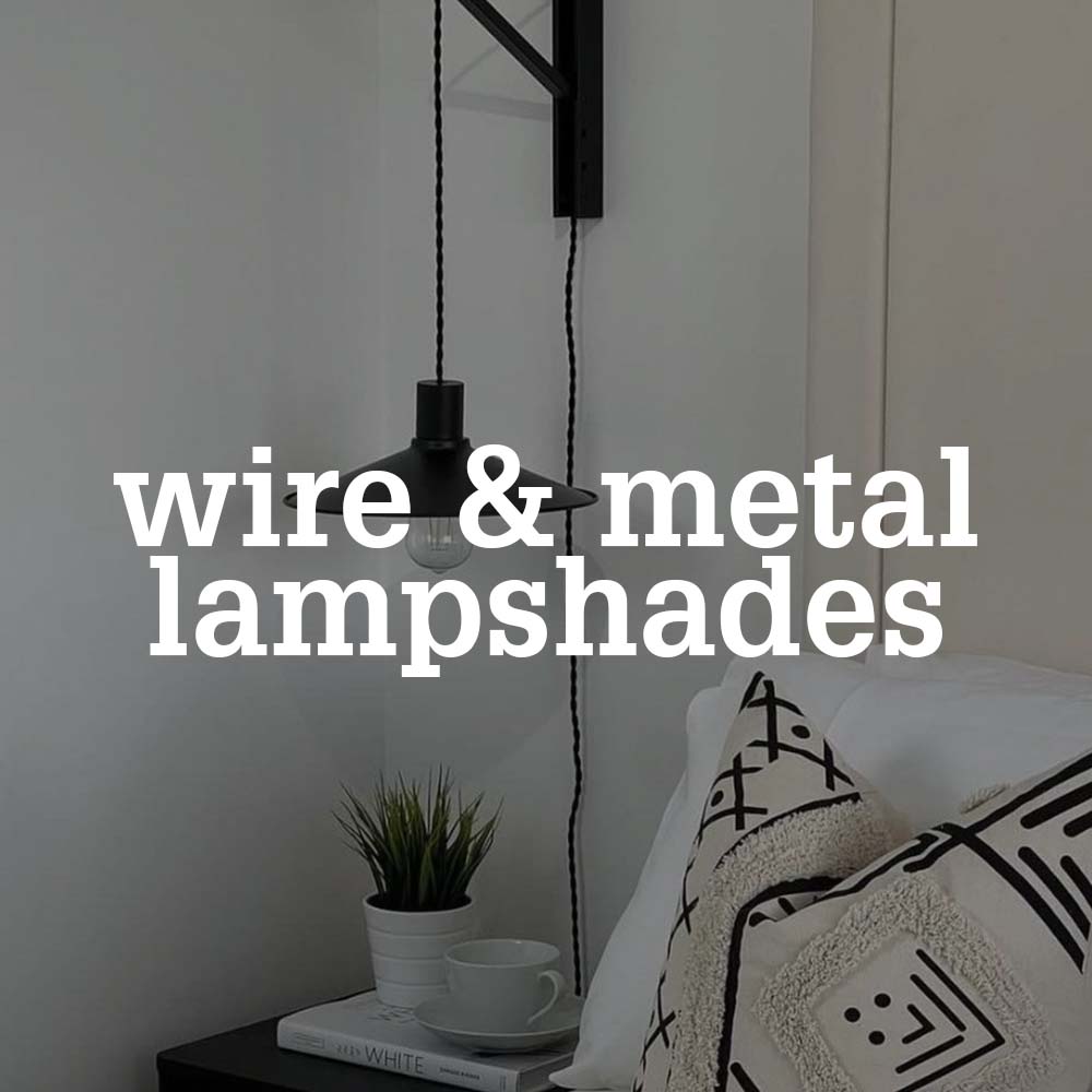 Wire & Metal Lampshades - Uneeka