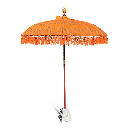 Orange Bali Sun Parasol with Pole Joint