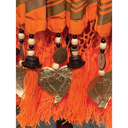 Orange Bali Sun Parasol with Pole Joint
