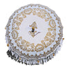 White Bali Sun Parasol With Pole Joint