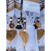 White Bali Sun Parasol With Pole Joint