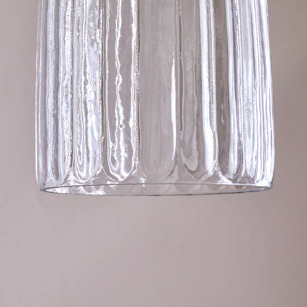 Nkuku Lumina Glass Hanging Lamp - LP0201 - Uneeka