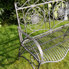 Ornate Antique Metal Bench