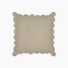 Scalloped Edge Linen Cushion - TRPC00075C - Uneeka