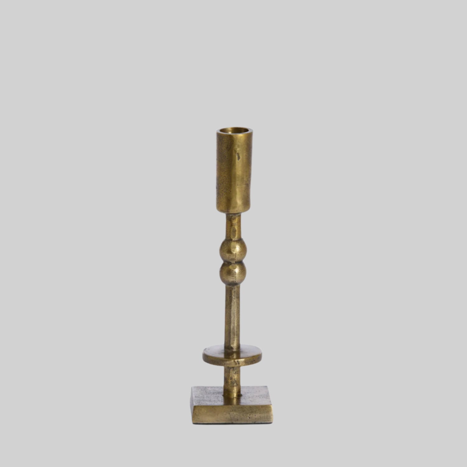 Antique Bronze Candle Stick Holder - Large - Uneeka