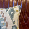 Blue & Cream Tribal Print Scatter Cushion - SCATTER CUSHION-TRIBAL - Uneeka