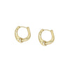 Knotted Hoop Clip Earrings - CE-4093-GD - Uneeka