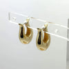 Horseshoe Shaped Hoop Clip Earrings - CE-6086-GD - Uneeka