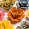 Ceramic Orange Lotus Flower - FR0008 - Uneeka