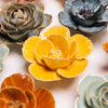 Ceramic Yellow Lotus Flower - FR0006 - Uneeka