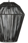 Deya Matt Black Metal Hanging Lamp