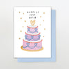 Happily Ever After Wedding Cake Greeting Card - M14 - Uneeka
