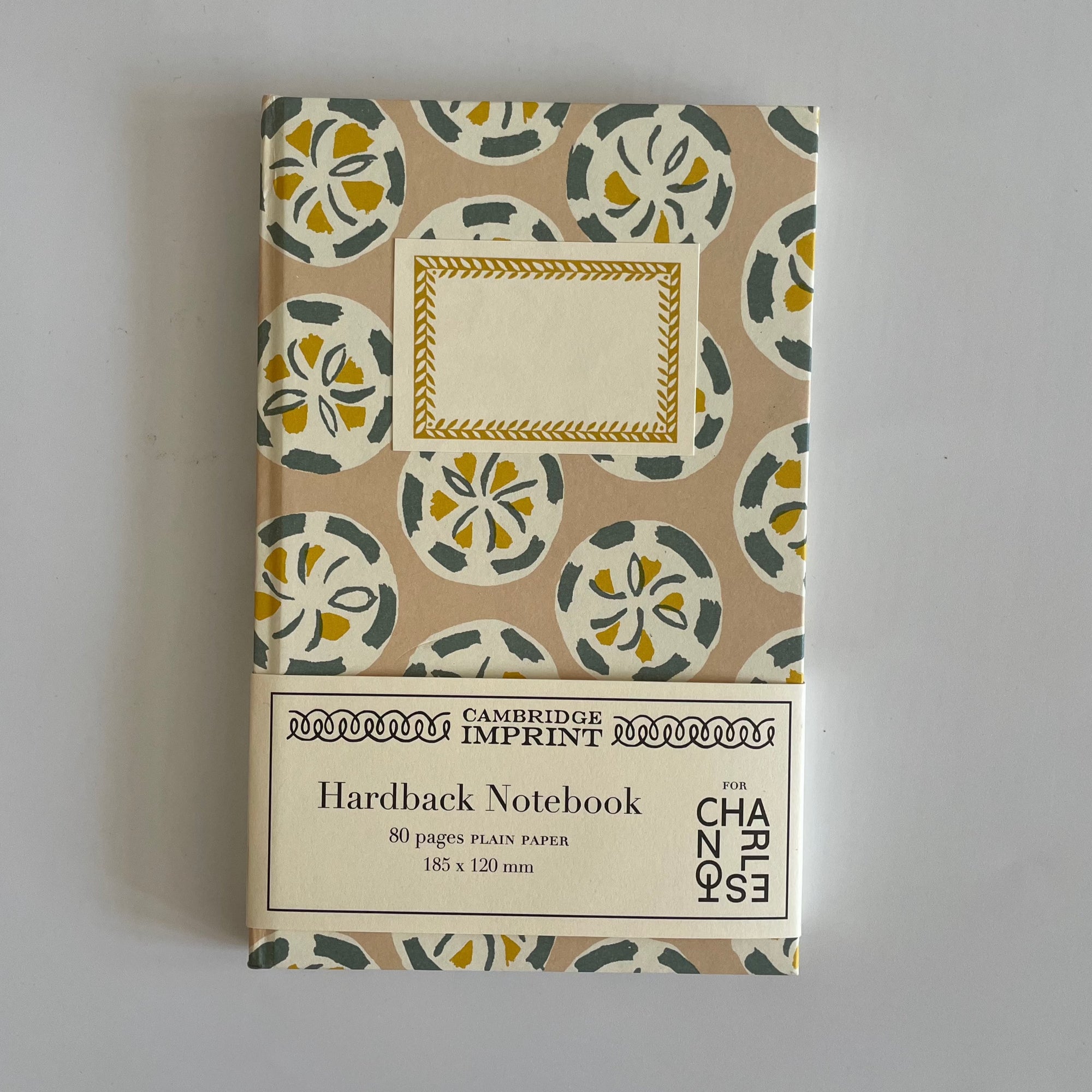 Abstract Roundel Plain Paper Hardback Slim Notebook - HNB CHS roundel - Uneeka