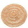 Looped Jute Oval Decorative Table Placemat - LJCM - Uneeka