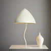 Matt Neutral Cream Cone Table Lamp - 1884443 - Lighting at Uneeka