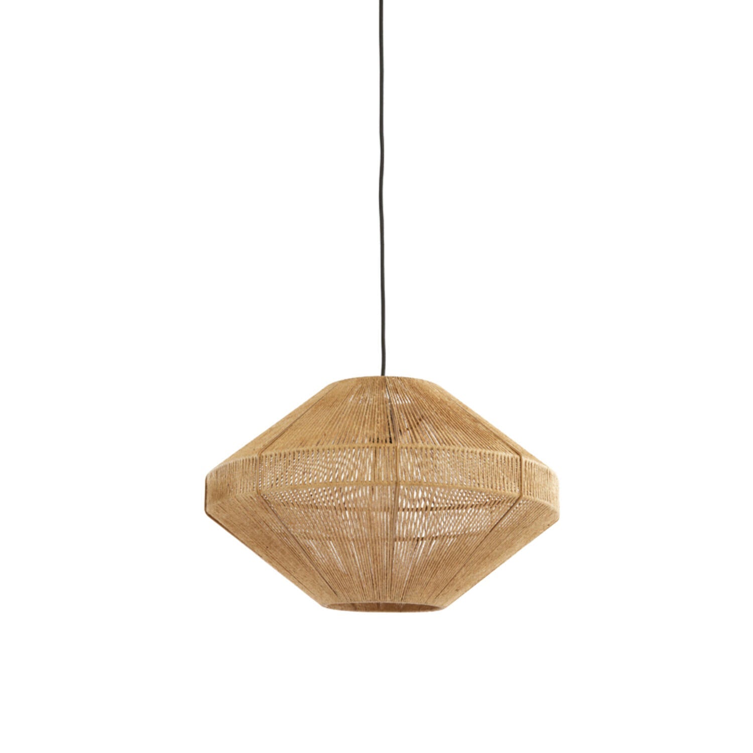Natural Jute Diamond Pendant - 2966783 - Uneeka