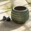 Armadillo Textured Green Plant Pot - SNT989 - Uneeka