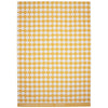 Yellow and white patterned product on a white background - Two Tone Scallop Gift Wrap - Uneeka - Blue