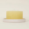 St Eval Chalk Ceramic Candle Plate - F01018 - Uneeka