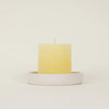 St Eval Chalk Ceramic Candle Plate - F01018 - Uneeka