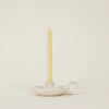 St Eval White Speckle Mini Candle Holder with Handle - F01350 - Uneeka