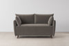 Swyft Model 08 2 Seater Sofa Bed - Made To Order - Elephant Velvet - Uneeka