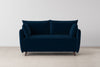 Swyft Model 08 2 Seater Sofa Bed - Made To Order - Indigo Eco Velvet - Uneeka