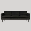 Swyft Model 01 3 Seater Sofa - Velvet Charcoal - Uneeka