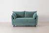 Swyft Model 08 2 Seater Sofa Bed - Made To Order - Airforce Velvet - Uneeka