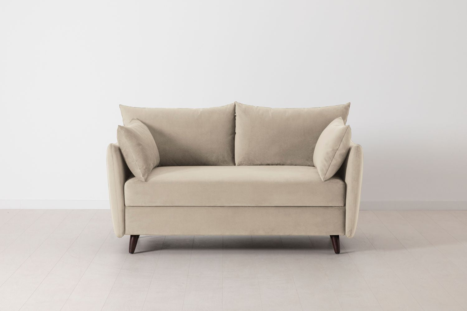 Swyft Model 08 2 Seater Sofa Bed - Made To Order -Bone Velvet - Uneeka