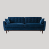 Swyft Model 10 3 Seater Sofa - Navy Royal Velvet - Swyft at Uneeka