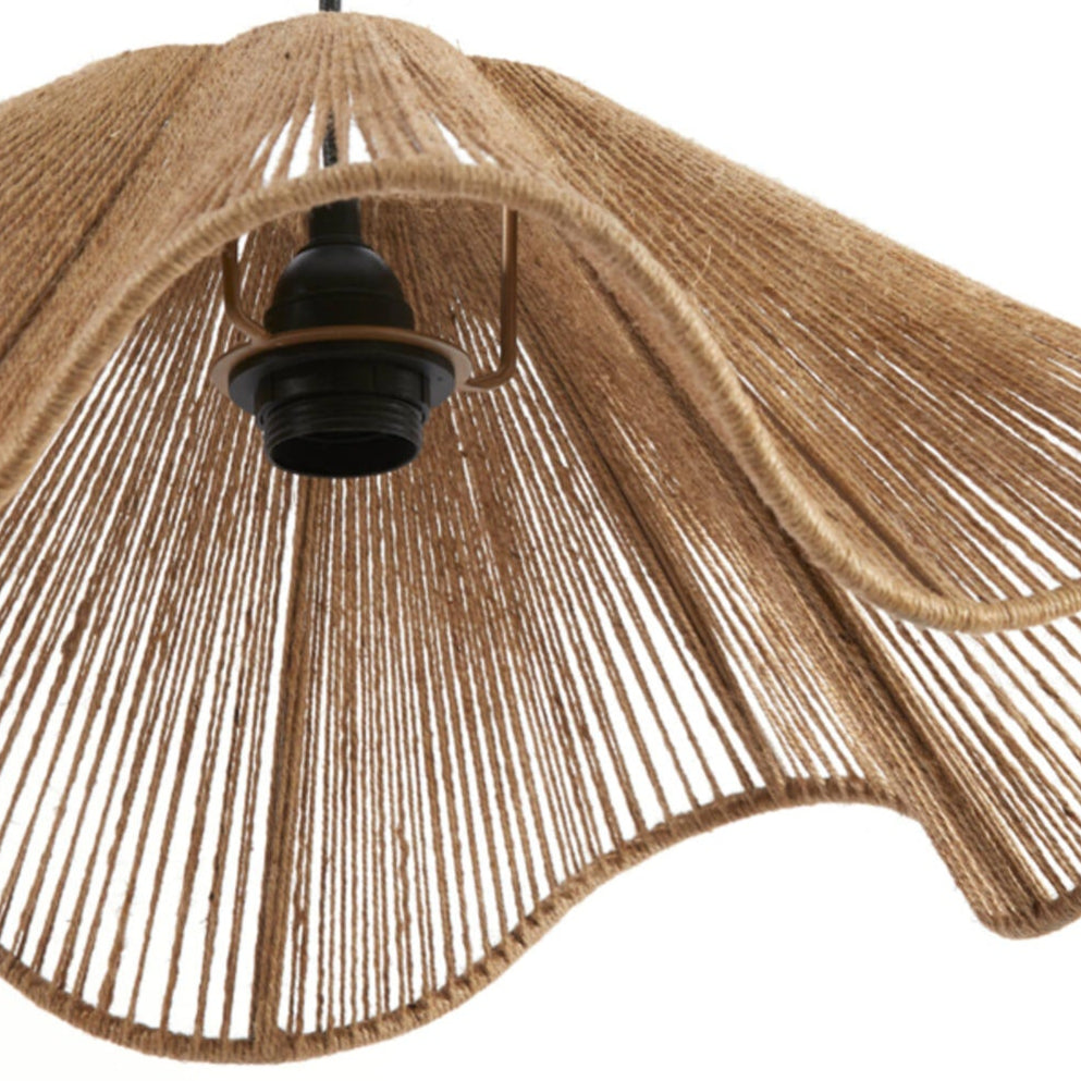 Natural Jute String Wave Pendant - Uneeka 	8717807702083
