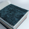 Canterbury 3 Seater Upholstered Fabric Sofa - Made To Order - Paulus & Brown House Fabrics - Teal - Waffle - CANTER3 - Uneeka