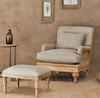 Abe Linen Chair - AC6801 - Uneeka