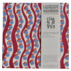 Abstract Circle & Wave Lined Paper Square Notebook - SQN CHS scumble - Uneeka