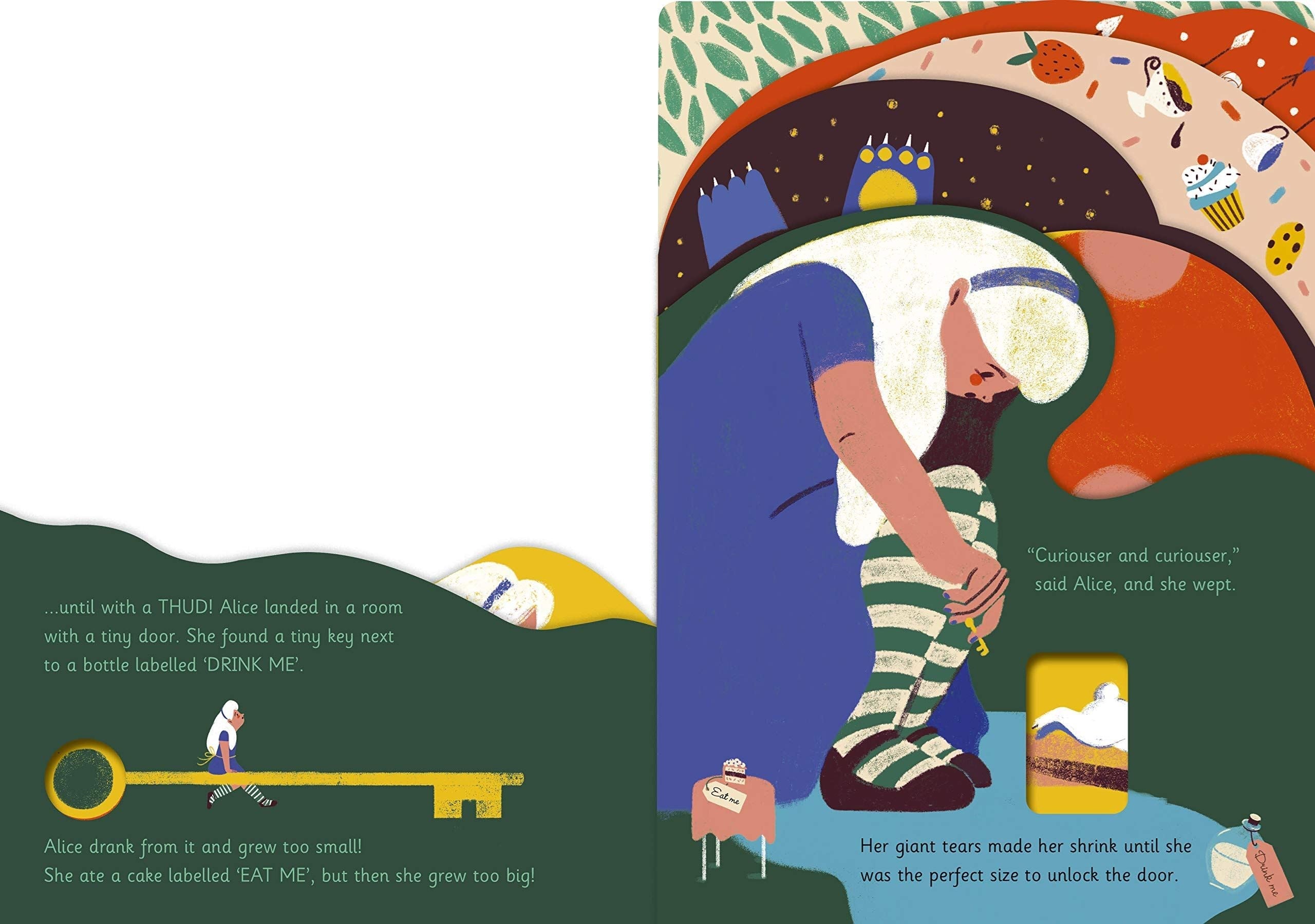 Alice in Wonderland Children's Pop - Up Board Book - B060198 - Uneeka