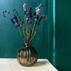 Amber Glass Pumpkin Vase - B21876 - Uneeka