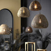 Antique Bronze Braided Metal Hanging Light - 2970118 - Uneeka