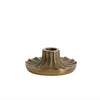 Antique Bronze Ridged Candle Holder - 6072918 - Uneeka