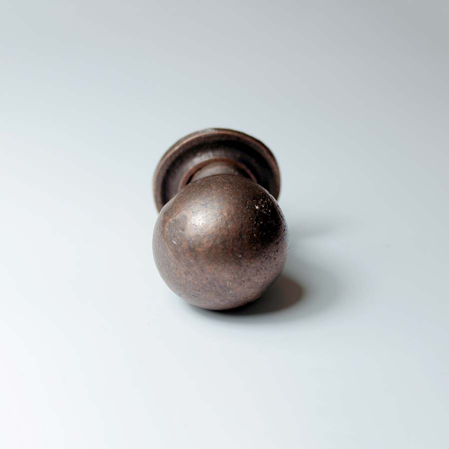 Antique Copper Industrial Ball Knob - 01.086F.AC.32 - Uneeka