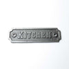Antique Iron Kitchen Plaque - E142.WU - Uneeka