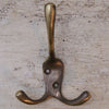 Antique Solid Brass Triple Coat Hook* - 49.336.AB.115 - Uneeka
