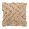Apricot Tufted Chambray Square Cushion - SPCTFA - Uneeka