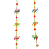 Assorted Colour Indian Elephant Hanging Decoration - STR91 - Uneeka