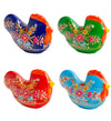 Assorted Colour Papier Mache Kashmiri Chicken Shaped Box - BX302 - Uneeka