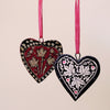 Assorted Hand Painted Heart Decoration - kpm142 - Uneeka