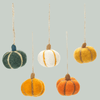 Assorted Hanging Felt Pumpkins* - ANHPSF - WHITE - Uneeka