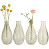 Assorted Pattern Textured Round Glass Vases - DE940 - Uneeka