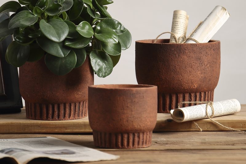 Atijo Rustic Terracotta Indoor Plant Pot* - PT026 - Uneeka